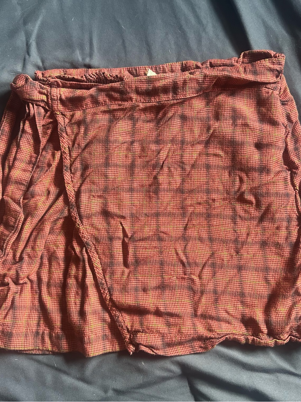 American Eagle Outfitters Red Plaid Men's Jogger Pants